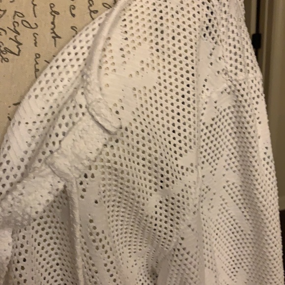 Long sleeve Net Swimsuit Coverup - Picture 2 of 7